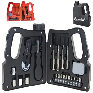 Custom 21 Piece Oil Jug Shaped Hardware Tool Kits Set