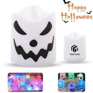 Color Changing LED Gift Tealight Halloween Flameless Candles