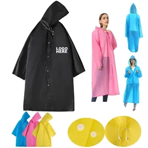 Custom Logo Custom Outdoor Event EVA Rain Ponchos Waterproof Raincoats