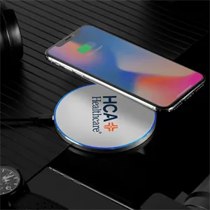 Custom Logo 15W Thin and Quick Wireless Charging Pad