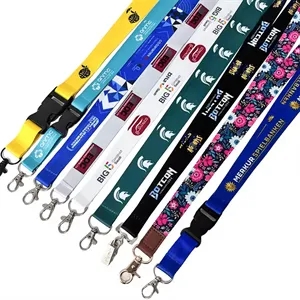 Custom Logo 3/4'' Custom Printed Lanyards