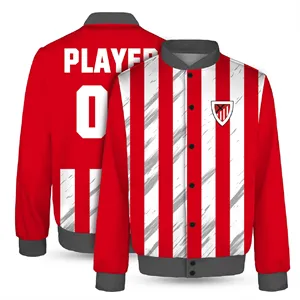 Custom Logo Men's Custom Sublimated Varsity Jacket