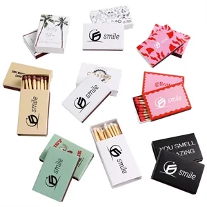 Personalized Matches - Wooden Stick w/ Custom Matchbox