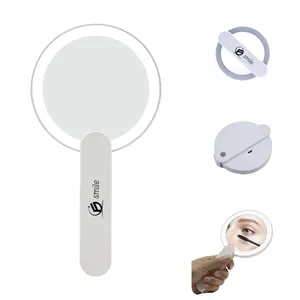 GlowView LED Travel - Compact Lighted Makeup Mirror