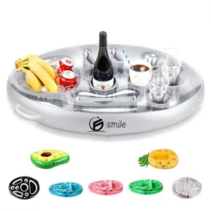 Giant Inflatable Drink Holder - Pool Party Float Snack Tray
