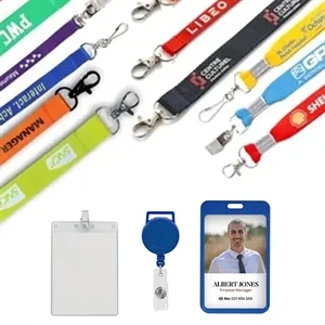 Custom Logo Custom Polyester Lanyard-A