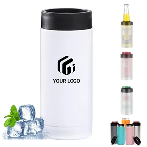 Custom Logo Universal beer 12oz stainless steel insulated can cooler