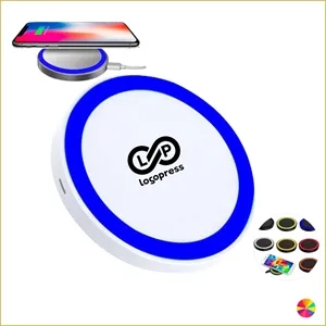 Custom Logo 2in1 Mini Magnetic Wireless Fast Charger