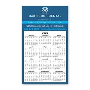 Calendar Sq Crnr Magnet 2-29/32 x 4-15/16