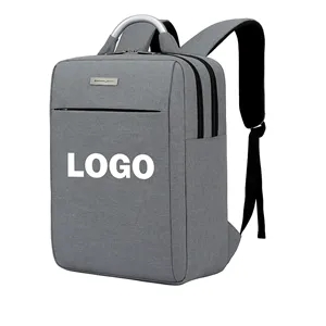 Custom Logo Blake Modern Slim Computer Backpack with Trolley Strap