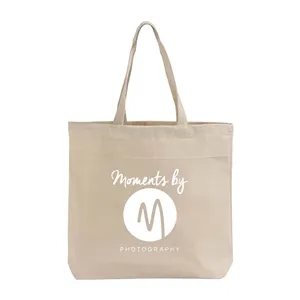 Custom Logo Coastal Denim Convention Tote Bag