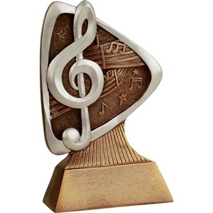 5 1/2" Music Triad Resin