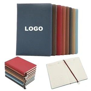 Custom Logo Custom A5 Writing Journal PU Leather Notebook