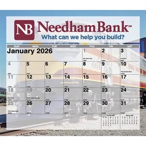 Mini Tear-off Sheet Calendar - Magnificent Trains