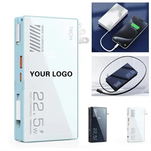 Custom Logo Charger with telescopic Cables&AC Wall Plug