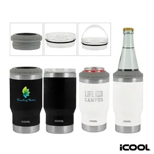 iCOOL® Oswego 14 oz. Double Wall Stainless Steel Can Cool...