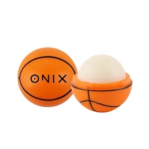 Custom Logo Basketball Lip Balm Ball Moisturizer