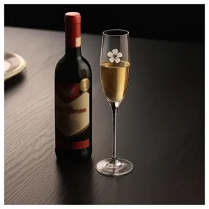 Custom Engraved Champagne Flutes - 5 oz