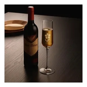 Custom Engraved Champagne Flutes - 6 oz