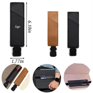 Custom Logo Adjustable Elastic Band Pen Holder for Notebooks Bookmarks