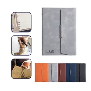 Custom Logo Magnetic Closure Business Leather Journal