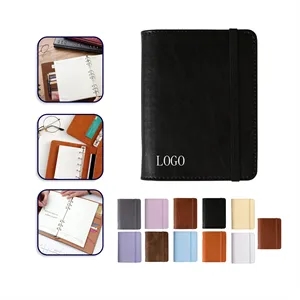 Custom Logo Compact Refillable Leather Journal