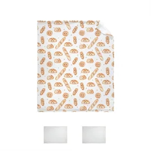 Custom Logo Plush Flannel Fleece Promotional Throw 50x60