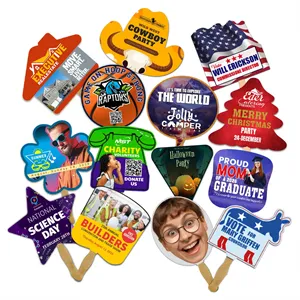 Full Color Hand Fans - 16 pt