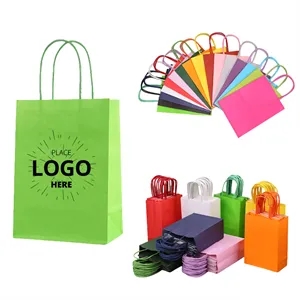 Coloured Kraft Paper Tote Bag
