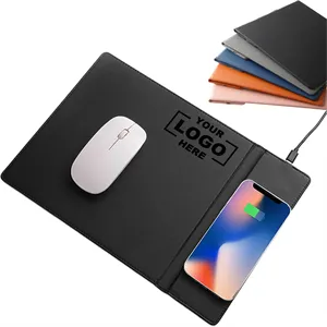 Custom Logo Mouse Pad 15W Wireless Charging Waterproof With Stand