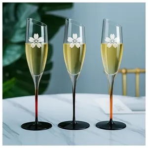 Engraved Bow Tie Champagne Flute - 6 oz