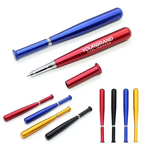 Custom Logo Novelty Baseball Bat Shaped Pen