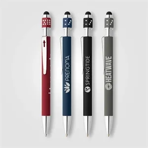 Ace Recycled Aluminum Hex-Dice Spinner Pen