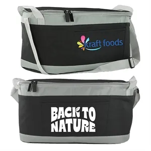 Custom Logo Large Insulated Picnic Cooler Bag (8" x 20" x 9")