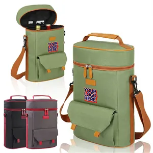 Storage Bag Two Red Wine Thermal Handbag