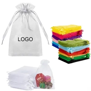 Sheer Organza Drawstring Gift Pouch