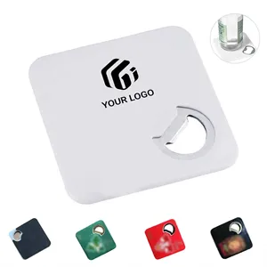 Bar picnic parties 2-in-1 plastic coaster with bottle opener