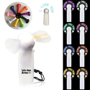Custom LED Message Fan with Scrolling Text Display