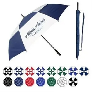 Custom Logo Wind Vented Auto Open Golf Umbrella