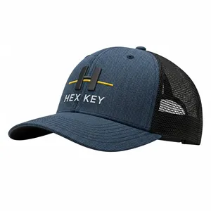 Custom Logo Embroidered Richardson Low Pro Heather Trucker Hat