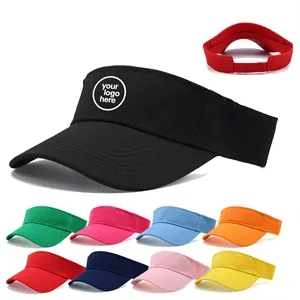 Custom Logo MOQ:10pcs Adjustable Golf Visor