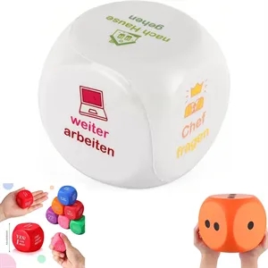 Custom Logo Foam Dice Cube Stress Reliever