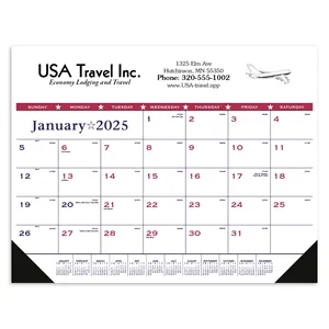 Triumph® Calendars Patriotic Desk Pad with Vinyl Corners