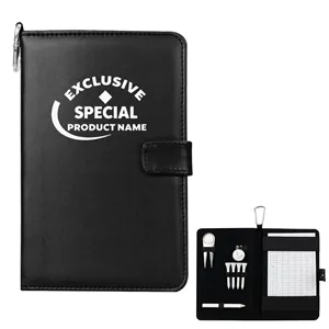 Custom Logo Leather Golf Scorebook Course Outdoor Club Accessories