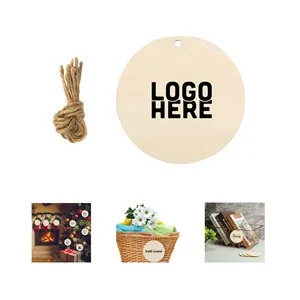Round Wooden Ornaments