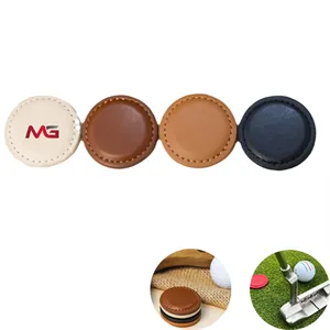 Leather Magnetic Golf Ball Label