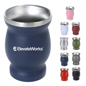 8 Oz Double Wall Stainless Steel Insulated Mate Cup