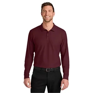 Port Authority Wearever Signature Pique Long Sleeve Polo