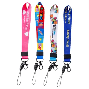 Custom Logo Custom Full Color Short Lanyards