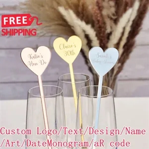 Personalized Acrylic Stir Rods Wholesale